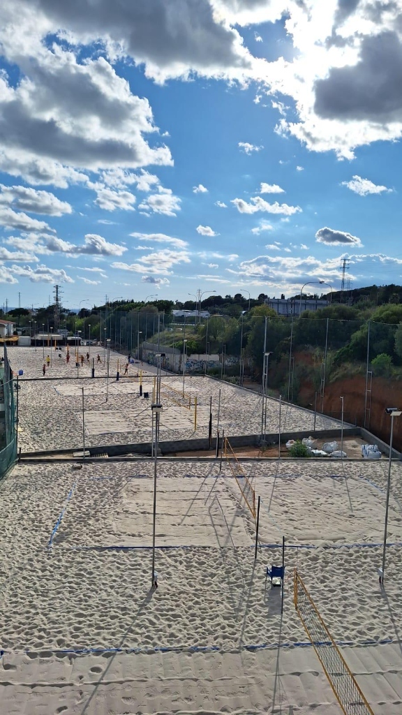 Pistes de vòlei platja de sorra fina